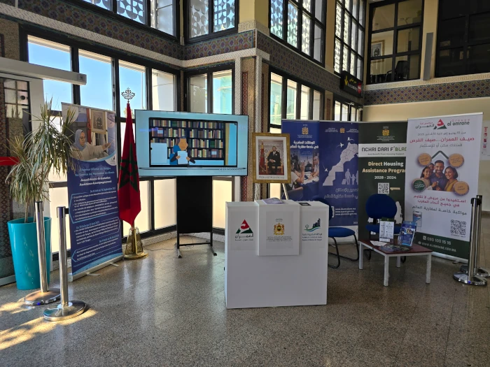 Stand MRE à l'Aéroport Tanger Ibn Battouta