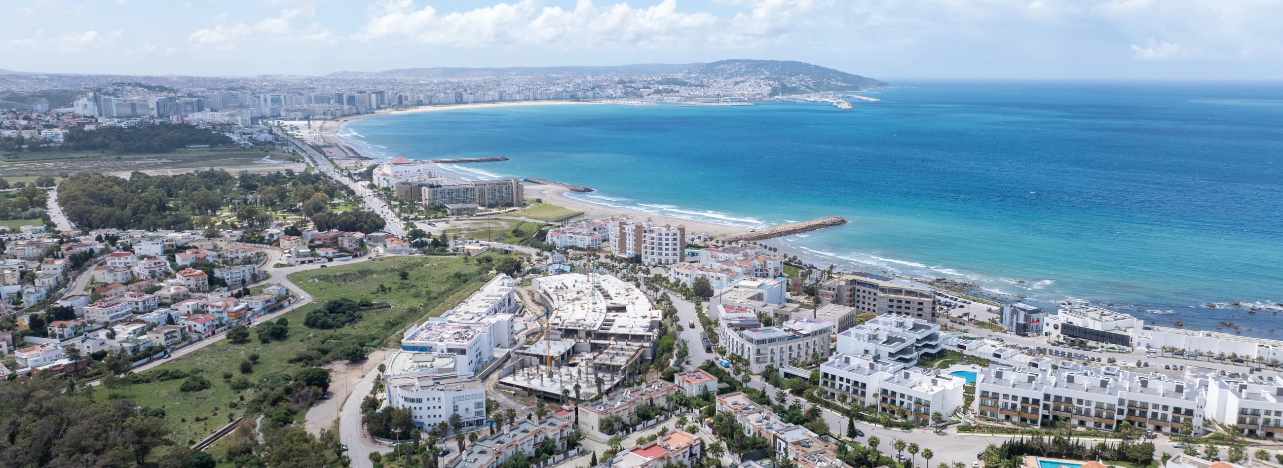 Vue panoramique de Tanger